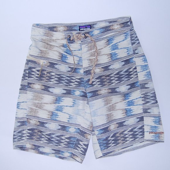 Patagonia Other - Patagonia swim trunks board shorts aztec print 31